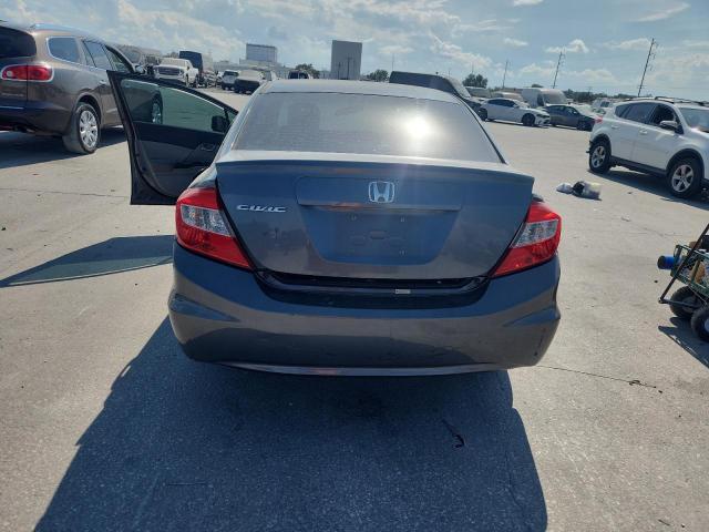 19XFB2F52CE389447 - 2012 HONDA CIVIC LX GRAY photo 6