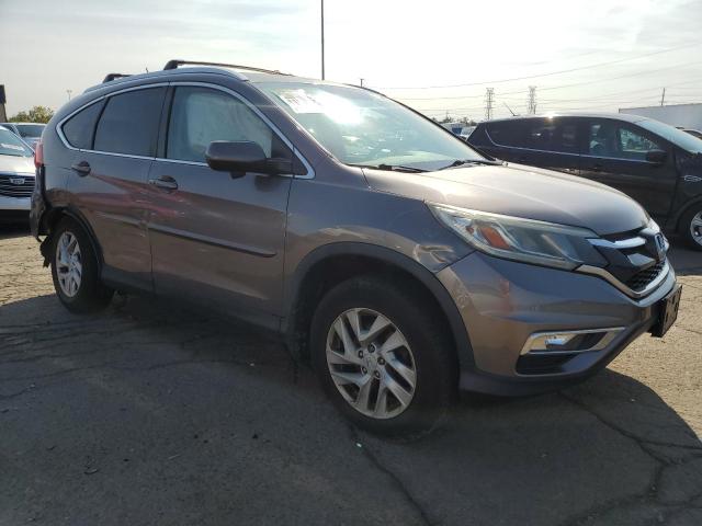 5J6RM4H7XFL069512 - 2015 HONDA CR-V EXL BROWN photo 4