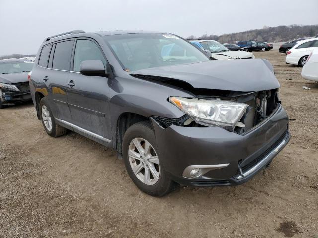 5TDBK3EH3DS242058 - 2013 TOYOTA HIGHLANDER BASE Сұр фото 4