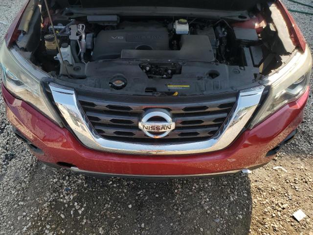 5N1DR2MN4JC647490 - 2018 NISSAN PATHFINDER S RED photo 12