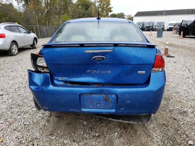 1FAHP3GN5AW144522 - 2010 FORD FOCUS SES BLUE photo 6