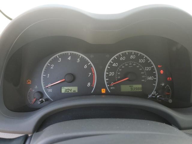 JTDBU4EE5A9116381 - 2010 TOYOTA COROLLA BASE WHITE photo 9