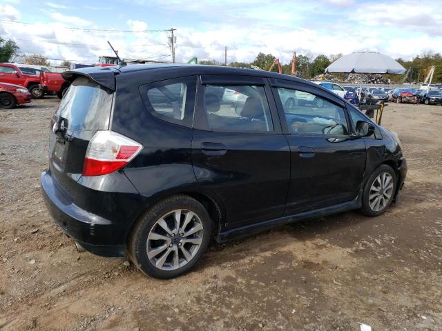 JHMGE8H5XDC001299 - 2013 HONDA FIT SPORT BLACK photo 3