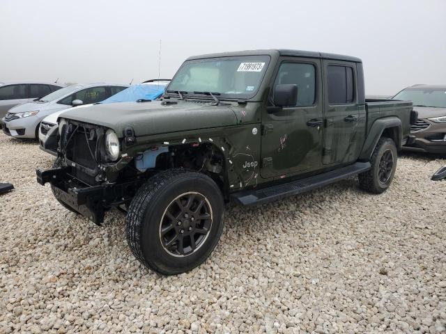 1C6HJTFG3NL112973 - 2022 JEEP GLADIATOR OVERLAND GREEN photo 1