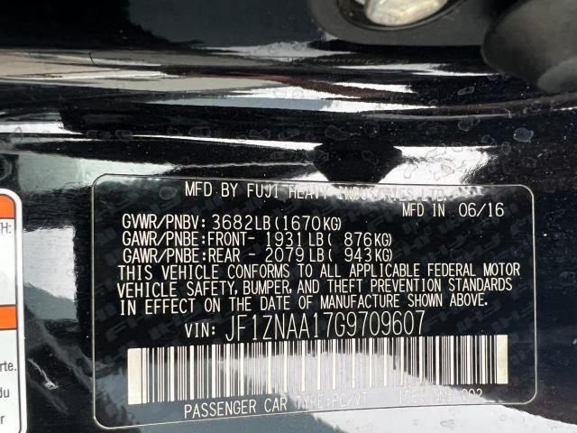 JF1ZNAA17G9709607 - 2016 TOYOTA SCION FR-S შავი ფოტო 15