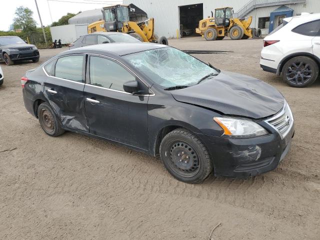 3N1AB7AP7EL668247 - 2014 NISSAN SENTRA S BLACK photo 4