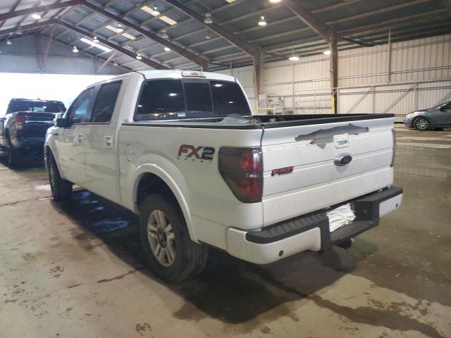 1FTFW1CT8CKD33530 - 2012 FORD F150 SUPER WHITE photo 2
