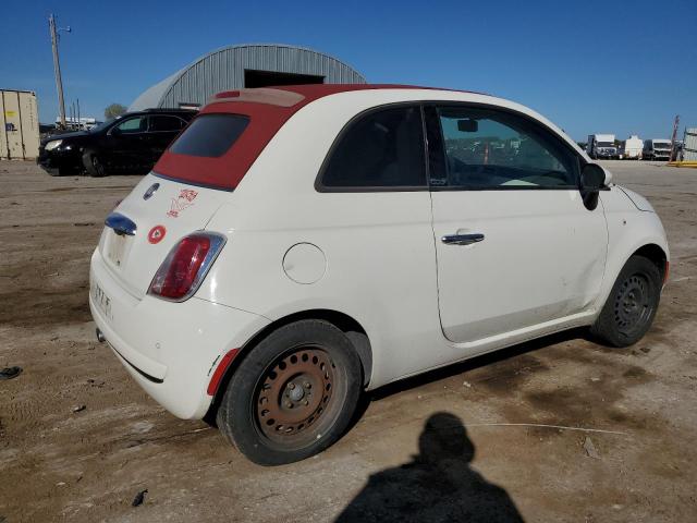 3C3CFFDR8CT223258 - 2012 FIAT 500 POP WHITE photo 3