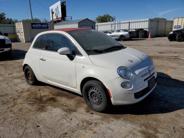 3C3CFFDR8CT223258 - 2012 FIAT 500 POP WHITE photo 4