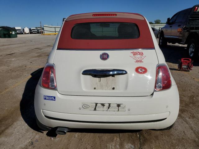 3C3CFFDR8CT223258 - 2012 FIAT 500 POP WHITE photo 6