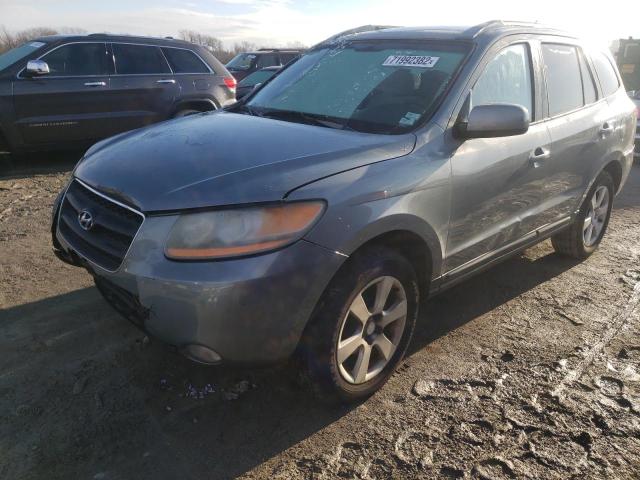 5NMSH13E28H171813 - 2008 HYUNDAI SANTA FE SE GREEN photo 1