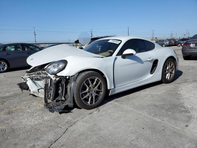 WP0AA2A82FK162355 - 2015 PORSCHE CAYMAN WHITE photo 1