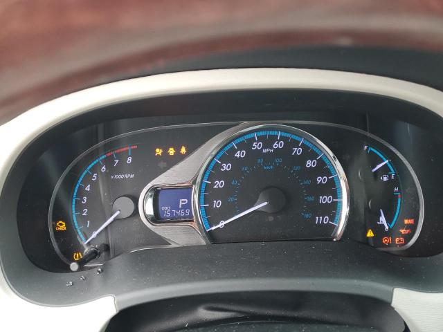 5TDYK3DC4CS261166 - 2012 TOYOTA SIENNA XLE GRAY photo 9