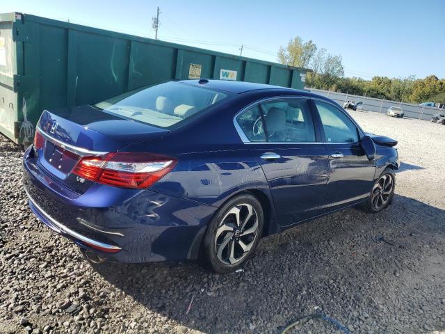 1HGCR3F83HA042199 - 2017 HONDA ACCORD EXL BLUE photo 3