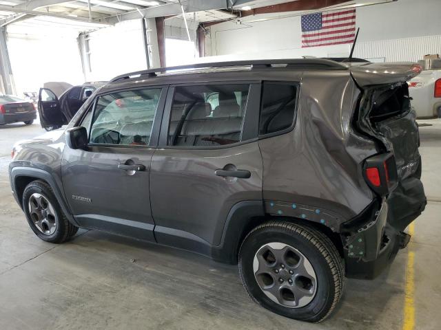 ZACCJAAB5HPE89596 - 2017 JEEP RENEGADE SPORT BLACK photo 2