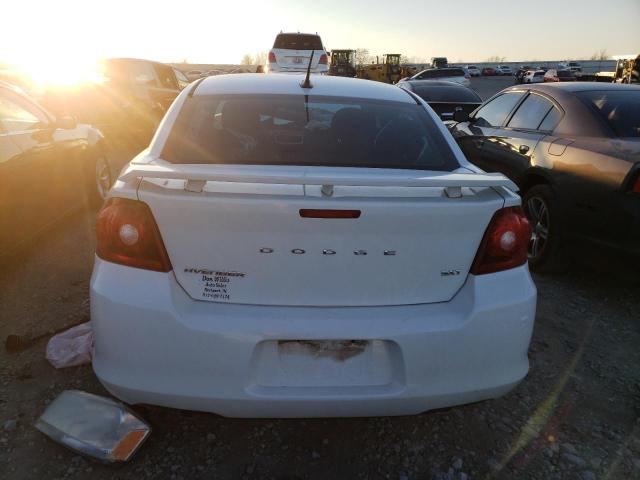 1C3CDZEG1CN268191 - 2012 DODGE AVENGER SXT WHITE photo 6