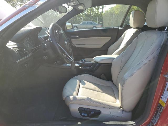 WBA1L9C54GV325722 - 2016 BMW 228 XI SULEV RED photo 7