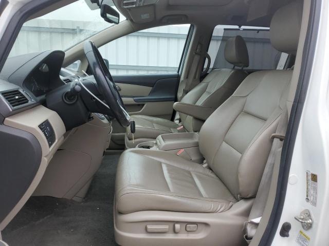 5FNRL5H95DB020878 - 2013 HONDA ODYSSEY TOURING WHITE photo 7