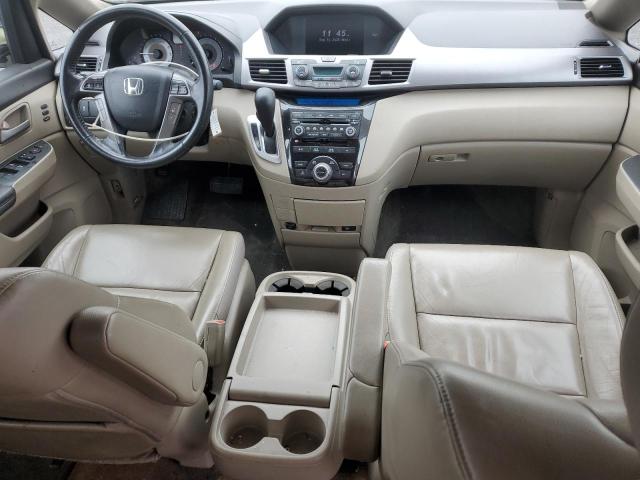 5FNRL5H95DB020878 - 2013 HONDA ODYSSEY TOURING WHITE photo 8