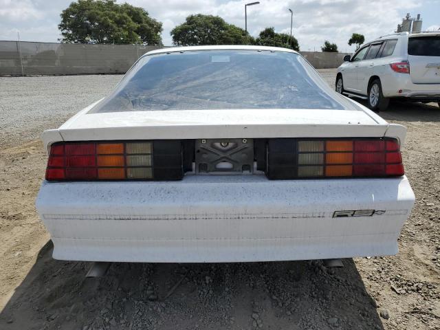 1G1FP23E7ML156297 - 1991 CHEVROLET CAMARO RS WHITE photo 6