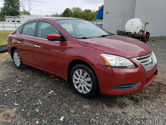 3N1AB7AP6DL764627 - 2013 NISSAN SENTRA S BURGUNDY photo 4