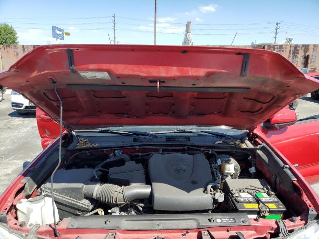 3TMAZ5CN3KM100012 - 2019 TOYOTA TACOMA DOUBLE CAB RED photo 11
