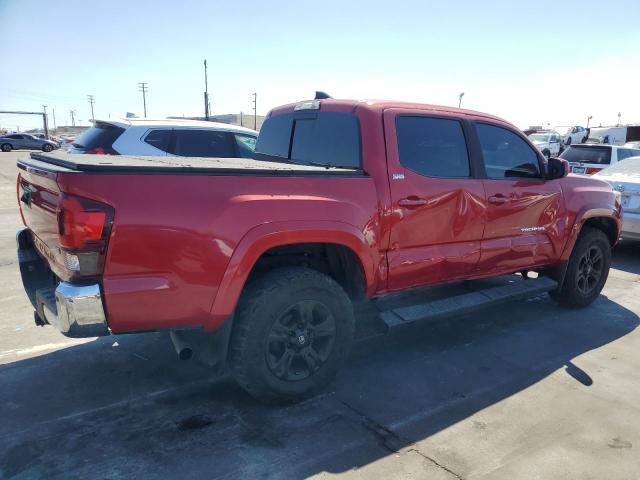 3TMAZ5CN3KM100012 - 2019 TOYOTA TACOMA DOUBLE CAB RED photo 3