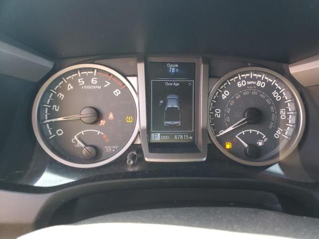 3TMAZ5CN3KM100012 - 2019 TOYOTA TACOMA DOUBLE CAB RED photo 9