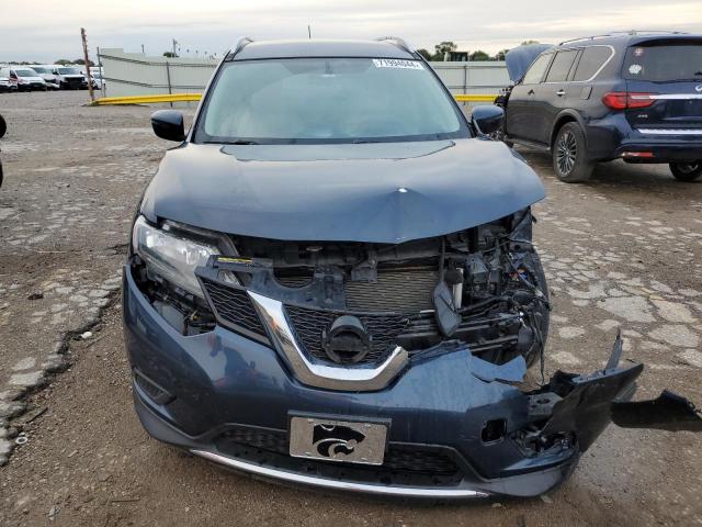 JN8AT2MV2GW135814 - 2016 NISSAN ROGUE S BLUE photo 5