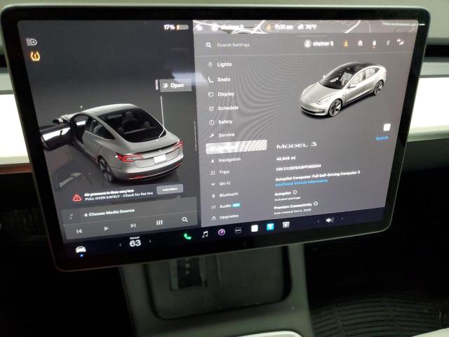 5YJ3E1EA8PF382554 - 2023 TESLA MODEL 3 灰色 照片 9