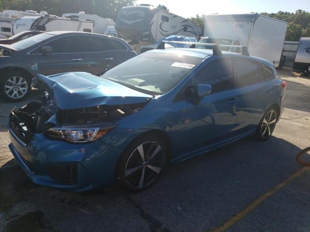 4S3GTAK69H1726118 - 2017 SUBARU IMPREZA SPORT BLUE photo 1