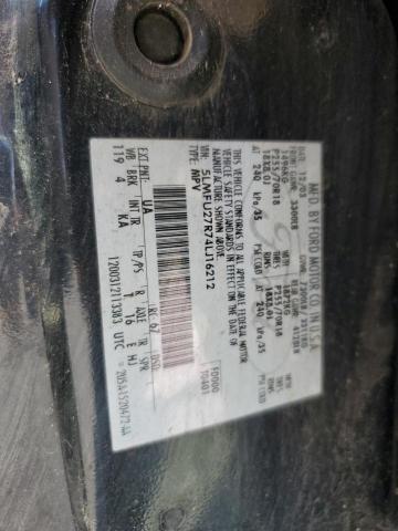 5LMFU27R74LJ16212 - 2004 LINCOLN NAVIGATOR BLACK photo 13