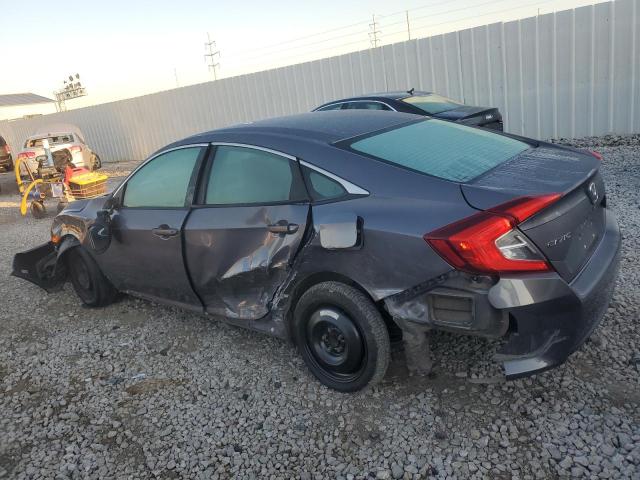 19XFC2F53HE057666 - 2017 HONDA CIVIC LX ნაცრისფერი ფოტო 2