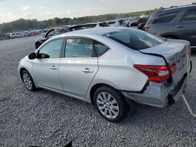 3N1AB7AP8KY363256 - 2019 NISSAN SENTRA S 银色 照片 2