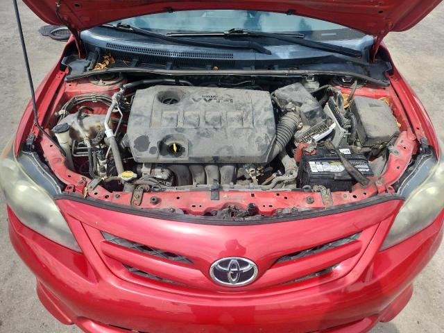 2T1BU4EE1DC999944 - 2013 TOYOTA COROLLA BASE Bordeaux Foto 11