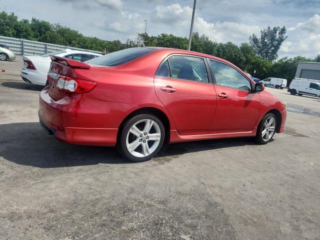 2T1BU4EE1DC999944 - 2013 TOYOTA COROLLA BASE Bordeaux Foto 3