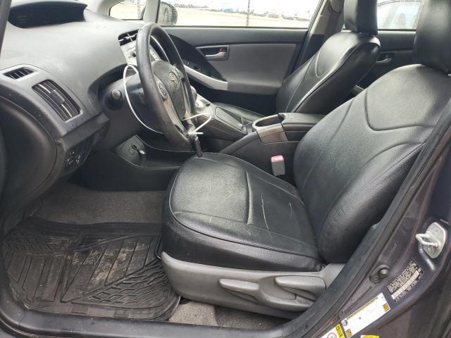 JTDKN3DU9C5430027 - 2012 TOYOTA PRIUS GRAY photo 7