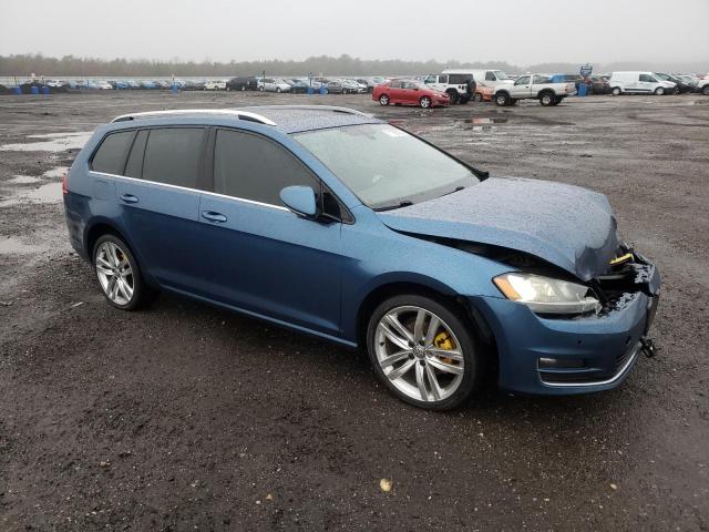 3VWCA7AU9FM520785 - 2015 VOLKSWAGEN GOLF SPORT TDI S BLUE photo 4