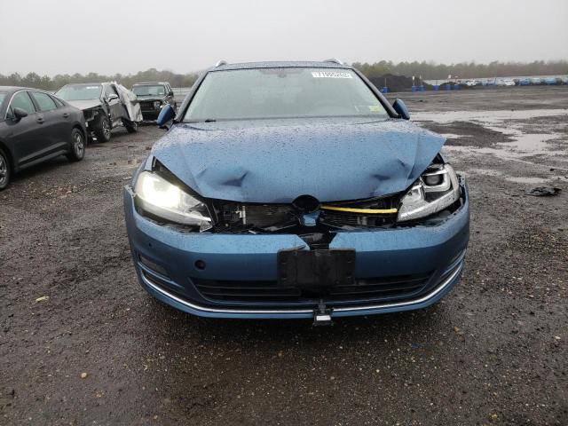 3VWCA7AU9FM520785 - 2015 VOLKSWAGEN GOLF SPORT TDI S BLUE photo 5