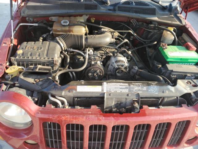 1J4GL48K75W715388 - 2005 JEEP LIBERTY SPORT 勃艮第红 照片 12