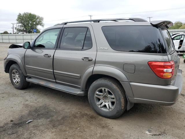 5TDZT38A04S209576 - 2004 TOYOTA SEQUOIA LIMITED GRAY photo 2