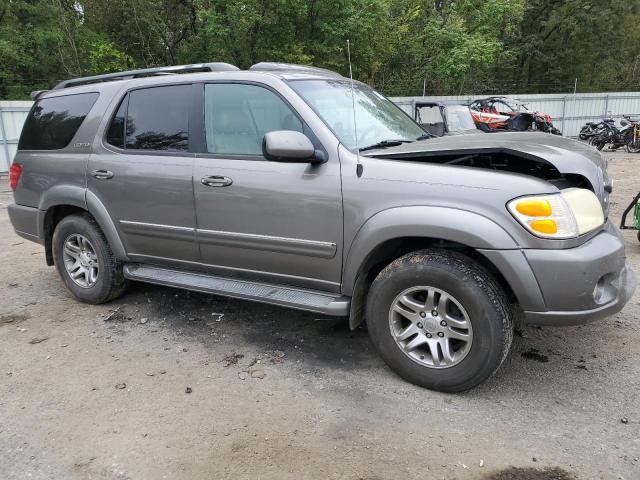 5TDZT38A04S209576 - 2004 TOYOTA SEQUOIA LIMITED GRAY photo 4