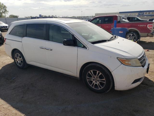 5FNRL5H65BB008393 - 2011 HONDA ODYSSEY EXL WHITE photo 4