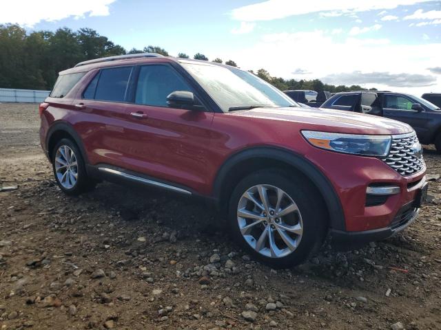 1FM5K8HCXMGB27036 - 2021 FORD EXPLORER PLATINUM RED photo 4