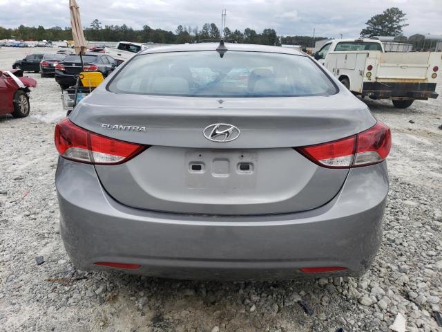 KMHDH4AE4DU581623 - 2013 HYUNDAI ELANTRA GLS GRAY photo 6