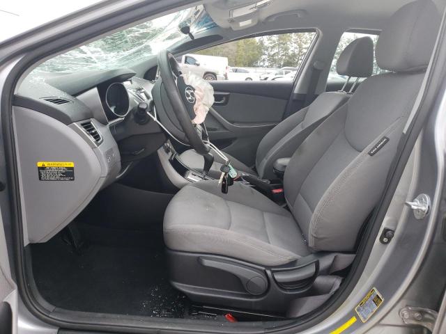 KMHDH4AE4DU581623 - 2013 HYUNDAI ELANTRA GLS GRAY photo 7