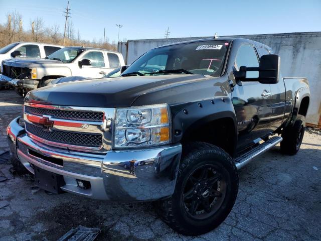 1GCRKREA6CZ254738 - 2012 CHEVROLET SILVERADO K1500 LS GRAY photo 1