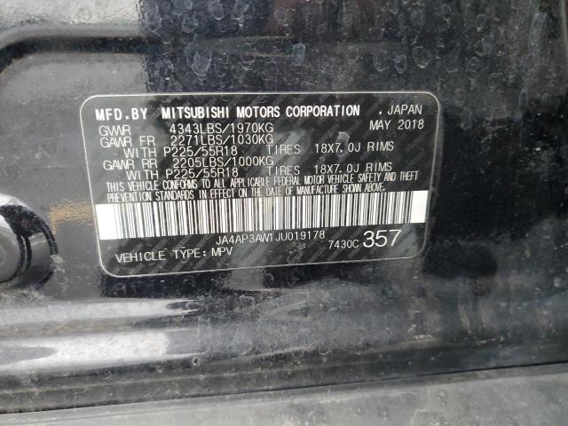 JA4AP3AW1JU019178 - 2018 MITSUBISHI OUTLANDER ES Qara foto 13