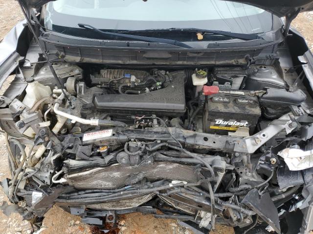 KNMAT2MV9FP518198 - 2015 NISSAN ROGUE S GRAY photo 11