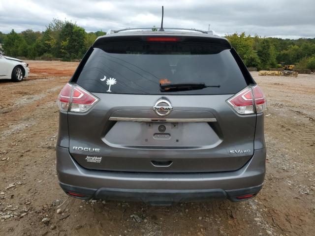 KNMAT2MV9FP518198 - 2015 NISSAN ROGUE S GRAY photo 6